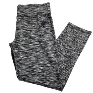 Beverly Hills Polo Club Black & White Wide Band Athletic Leggings Pants XL